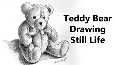 How to Draw a Realistic Teddy Bear ( Still Life) | Arpana's Art Room - YouTube