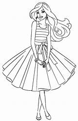Barbie Dress Coloring Coloring Pages sketch template