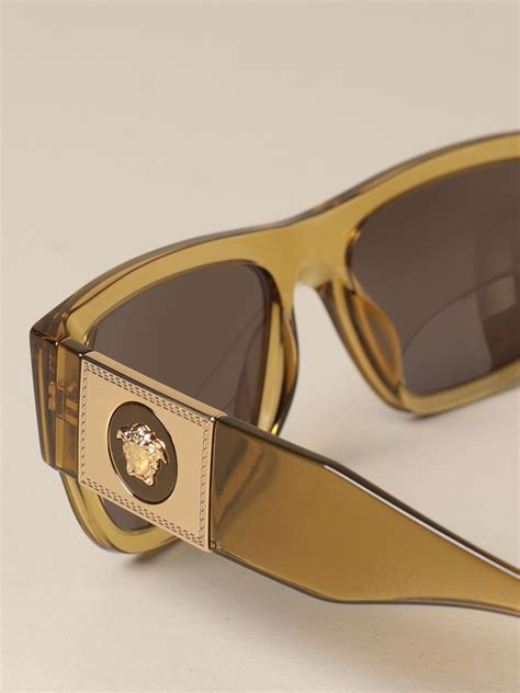 VERSACE: sunglasses in acetate with a medusa head | Glasses Versace ...