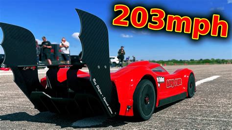 Project World's FASTEST RC Car on RUNWAY - Win Big Sports