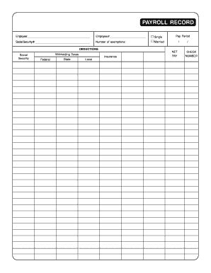 Payroll forms - Fill Out and Sign Printable PDF Template | SignNow