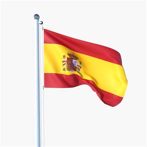 Animated Flag of Spain 3D - TurboSquid 1730680