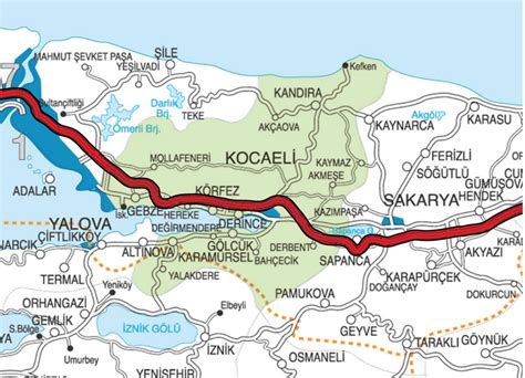 Izmit Map - Turkey