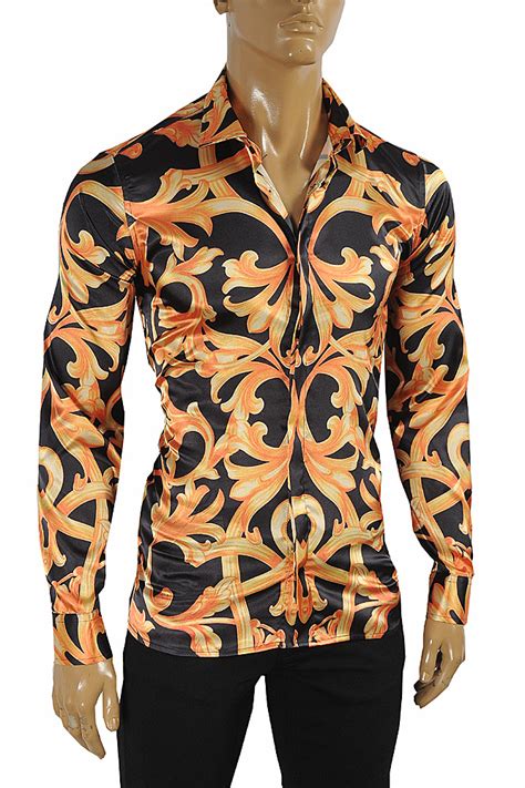 Mens Designer Clothes | VERSACE Men's Dress Shirt 177