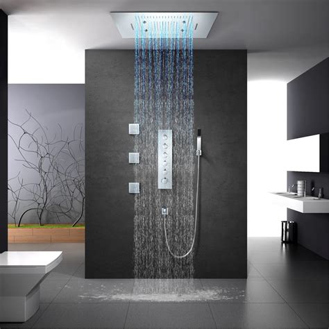 Ceiling mounted waterfall shower head - pictureOlfe