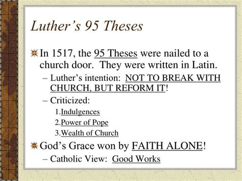 PPT - The Protestant Reformation PowerPoint Presentation - ID:5833720