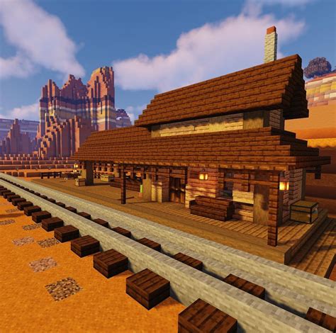 Wild West Train Station Build