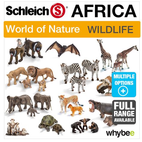 SCHLEICH WORLD OF NATURE AFRICA & ACCESSORIES, ANIMAL TOYS & FIGURES ...