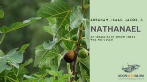 Abraham, Isaac, Jacob . . . and Nathanael - Adonai Shalom