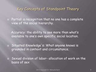 Chapter29 standpoint theory (1) | PPT