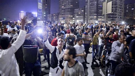 Demonstrators clash with security forces in rare anti-Sisi protests - CGTN