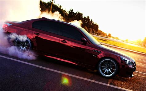 Download wallpapers BMW M5, drift, E60, smoke, 2010 cars, BMW 5-Series, tuning, BMW E60 ...