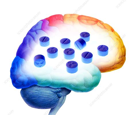 Ecstasy use, artwork - Stock Image - M372/0364 - Science Photo Library