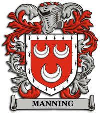 Manning Family Crest – Heraldic Jewelry