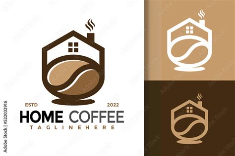 Home Coffee Shop Logo Design, brand identity logos vector, modern logo ...
