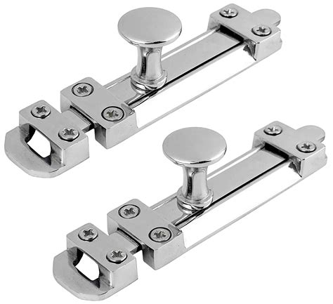 Buy IRONTITE® 2 Pack Polished Chrome Sliding Door Lock Internal, Surface ed Sliding Door Locks ...