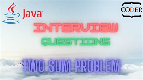 Two sum problem | Java program | Brace Coder