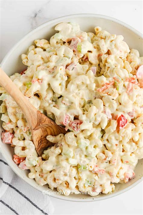 Creamy Macaroni Salad - Spend With Pennies - https://1l1cus.com/