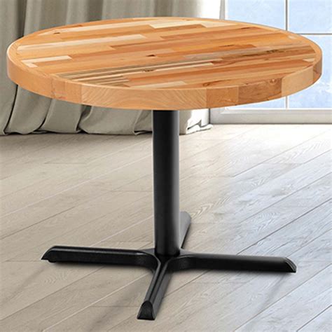 30″ Round Butcher Block Style Round Table Top Only - Restaurant Furniture Warehouse