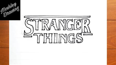 How to Draw Stranger Things Logo