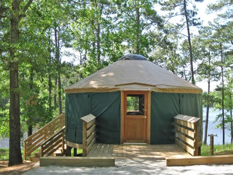 Yurt at High Falls State Park, between Atlanta & Macon. | Parc