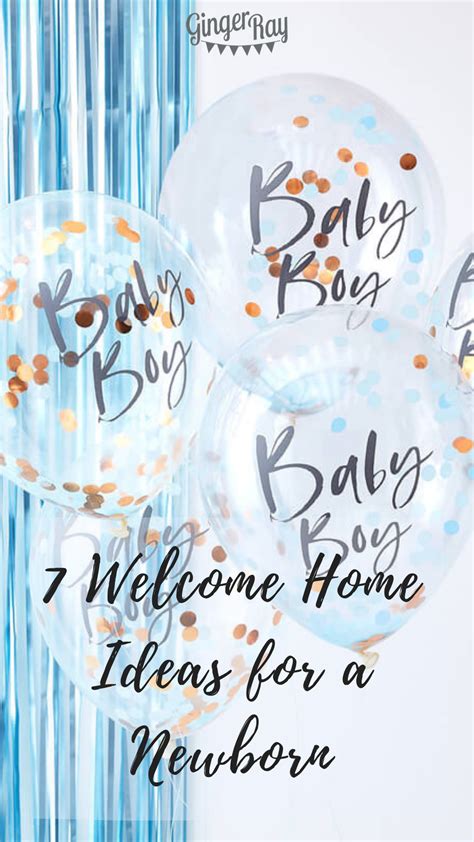 Welcome Home Baby Boy Decorations