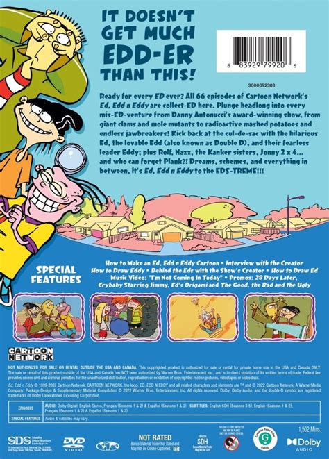 Ed.Edd.N.Eddy.The.Complete.Series-DVD.Cover-Back | Screen-Connections