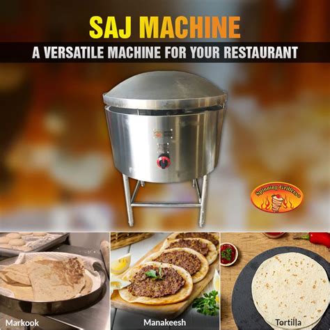 Saj Machine - Restraurant Equipment | Cooking equipment, Middle eastern ...