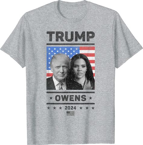 president donald trump and vice president candace owens 2024 t shirt ...