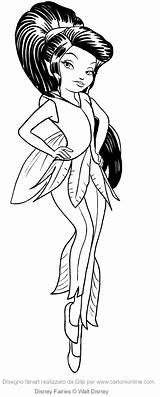 Disney Fairy Vidia Coloring Page Pages sketch template