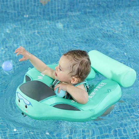 Baby Floats Toys & Games Mambobaby Non-inflatable Float Swim Trainer Relaxing Baby Float Infant ...