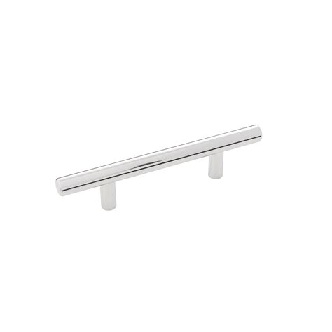 Bar 3" Chrome Pull | 25% off Hickory Cabinet Hardware | Kent Building ...