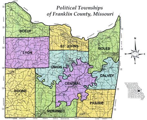 Political Townships of Franklin County, MO – Four Rivers Genealogical Society