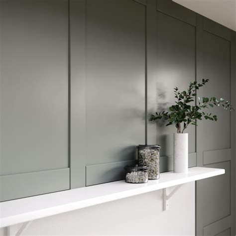 Howdens 445mm x 800mm Primed MDF Wall Panelling | Wall paneling, Mdf ...