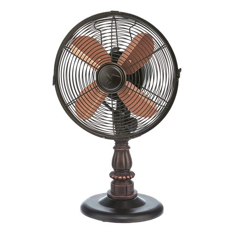 DecoBREEZE Oscillating Table Fan 3-Speed Air Circulator Fan, 10-Inch, Kipling - Walmart.com