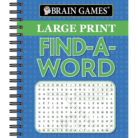 Brain Games: Brain Games - Large Print Find a Word (Other) - Walmart ...