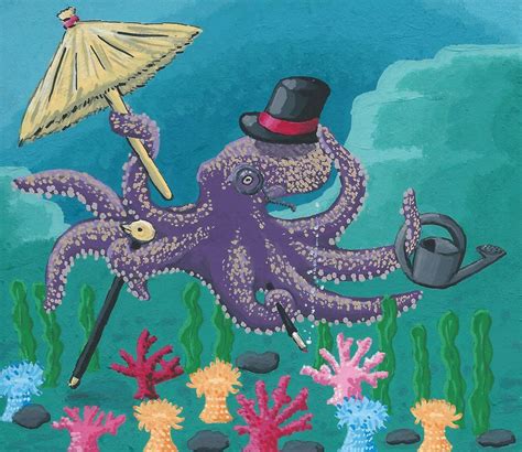 Octopus' Garden by pFau on deviantART | Octopus, Garden painting, Painting