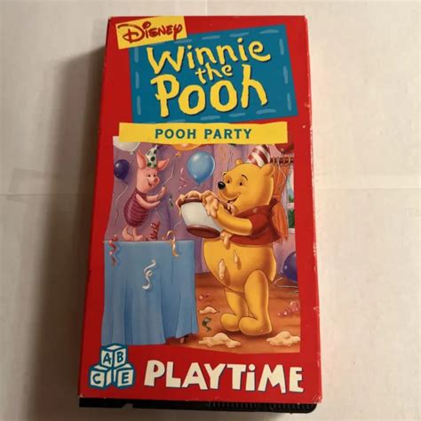 DISNEY WINNIE THE Pooh Playtime Pooh Party VHS Video Tape Rare BUY 2 GET 1 FREE! £4.32 - PicClick UK