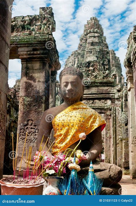 Angkor Wat Buddha Faces Stock Image | CartoonDealer.com #55056259