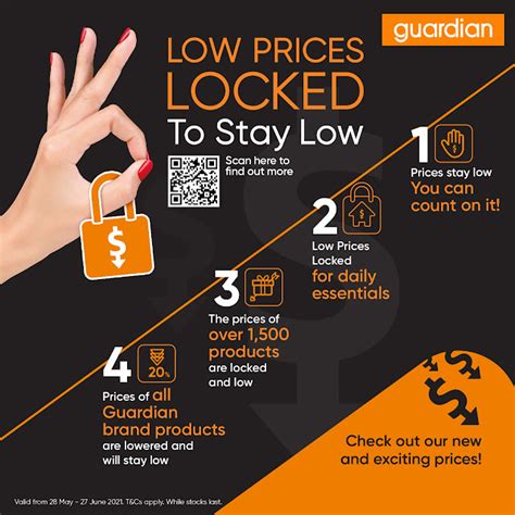 Guardian Malaysia Lowers And Locks Prices Of 1,500 Essentials