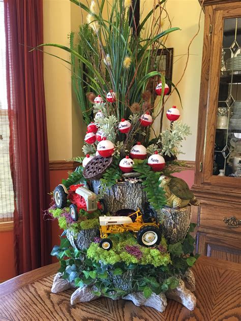 Church arrangement in a fishing creel basket honoring fathers on their special day – Artofit