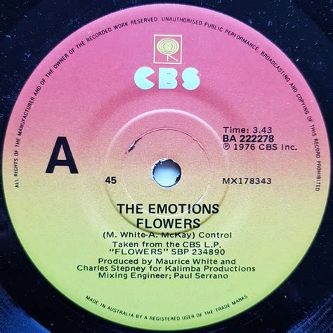 The Emotions - Flowers (1976, Vinyl) | Discogs