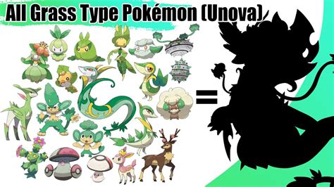 All Grass Type Pokémon Fusion (Gen 5 Unova) | All Baby Pokémon Fusion ...