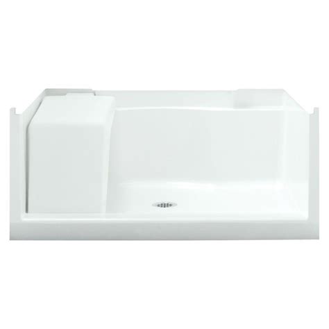 Sterling Shower Base With Seat / Sterling Ensemble 60 W X 32 D White ...