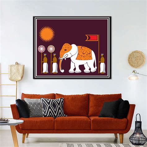 Traditional Sri Lankan Elephant Wall art | Elephant Stock