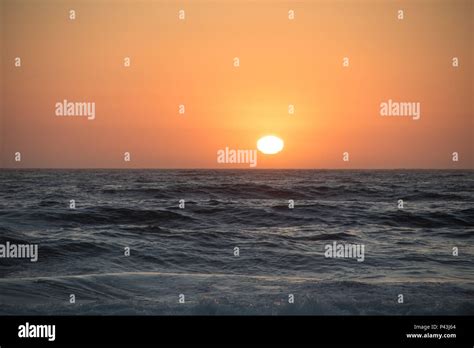 Pacific Ocean Sunset Stock Photo - Alamy