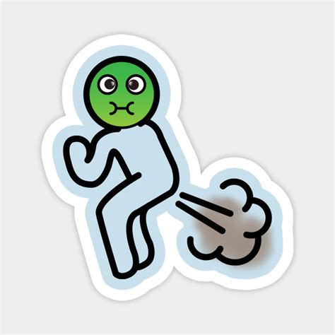 Fart Emoji Face - Fart Emoji - Magnet | TeePublic