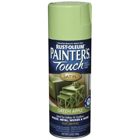 Shop Rust-Oleum Painters Touch Green Apple Fade Resistant Enamel Spray Paint (Actual Net ...