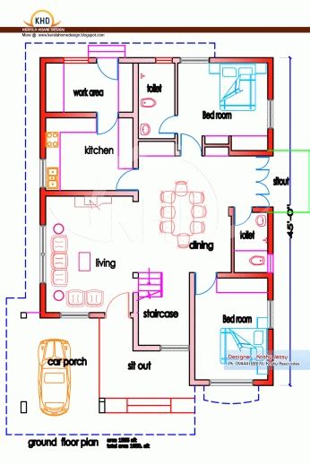 1000 Sq Ft House Plan Indian Design December 2024 - House Floor Plans