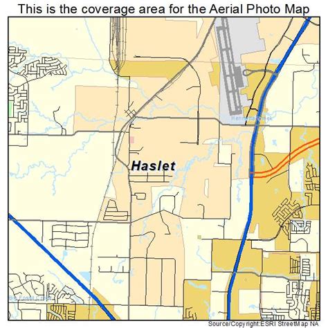 Aerial Photography Map of Haslet, TX Texas